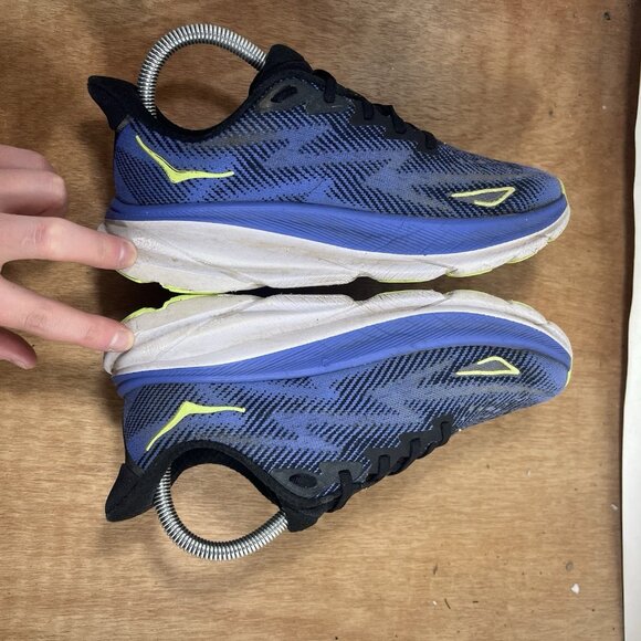 Hoka One One Clifton 9 Women's Size 6.5 B(Medium) Running Shoes Blue - Picture 6 of 9